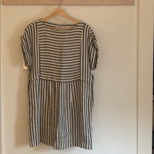 Madewell Linen Midi Dress